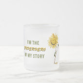 スーパーヒーローフロステッドグラスマグカップby詩人Adiela Akoo フロストグラスマグカップ (中央)