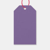 スーパーヒーローブラックサンタ紙ギフトラベル ギフトタグ (裏面)