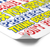 スーパーヒーロープリント ポスター (角)