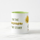 スーパーヒーローホワイトマグby詩人Adiela Akoo マグカップ (中央)