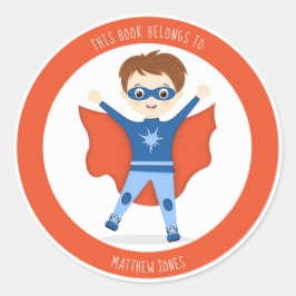 スーパーヒーローボーイこの本はクラシックRound Sのものだ ラウンドシール