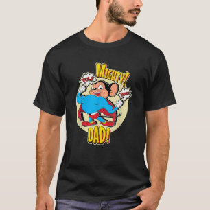 スーパーヒーローマウスマイティパパポウブームパパ父s D Tシャツ