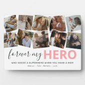 スーパーヒーローママ記念フォトコラージュ フォトプラーク (正面)