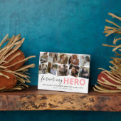 スーパーヒーローママ記念フォトコラージュ フォトプラーク (側面)