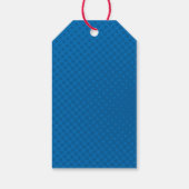 スーパーヒーローメッセージカードレッド ギフトタグ (裏面)