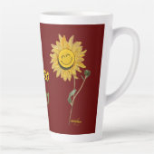 スーパーヒーローレッドラテマグby詩人Adiela Akoo カフェラテマグ (右)