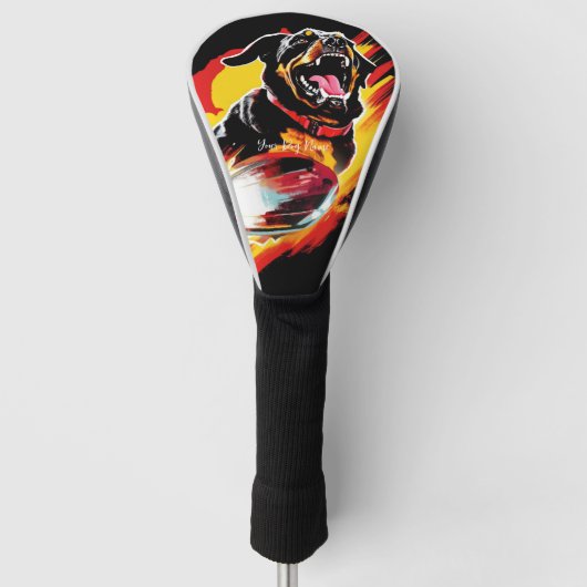 スーパーヒーローロットワイラードッグ01 – イグナシオ裁判官 ゴルフヘッドカバー (正面)