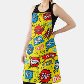 スーパーヒーロー佐賀：かわいい漫画柄 エプロン (インサイチュ)