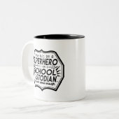 スーパーヒーロー保管者 ツートーンマグカップ (正面左)