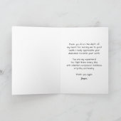 スーパーヒーロー写真ナース感謝ありがとう カード (内部)