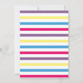 スーパーヒーロー呼び出し!漫画誕生日パーティー 招待状 (裏面)