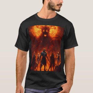 スーパーヒーロー対スペクトル力:エピック幽霊のよく出るマン Tシャツ