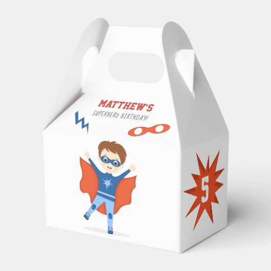 スーパーヒーロー少年 フェイバーボックス (裏面サイド)