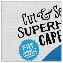 スーパーヒーロー岬-おもしろいDIY -を青いボルト切って下さい及び縫って下さい ファブリック