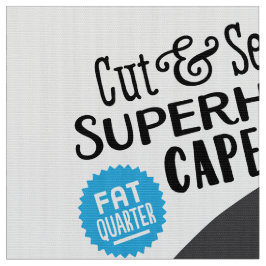 スーパーヒーロー岬-おもしろいDIY -を黒いボルト切って下さい及び縫って下さい ファブリック