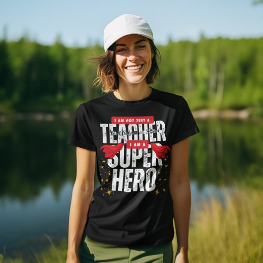 スーパーヒーロー数学教師感謝祭 ブラック Tシャツ
