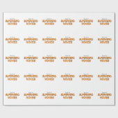 スーパーヒーロー映画にうんざりしている ラッピングペーパー (フラット)