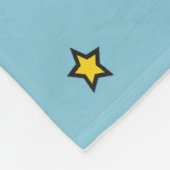 スーパーヒーロー漫画スピーチバブルボーイフォト フリースブランケット (角)