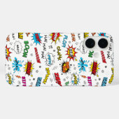 スーパーヒーロー漫画パターン Case-Mate iPhoneケース (裏面 (横))