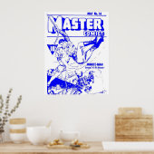 スーパーヒーロー漫画ブックカバーレトロヴィンテージボリューム01 ポスター (キッチン)