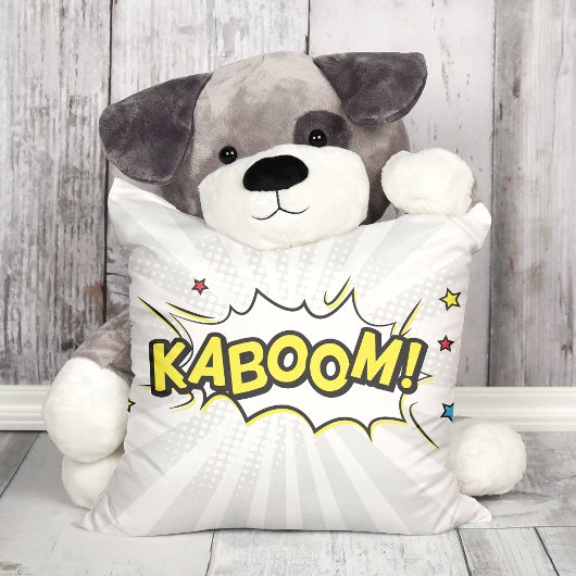 スーパーヒーロー漫画ブックカボームカートゥーン クッション