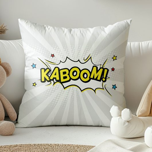 スーパーヒーロー漫画ブックカボームカートゥーン クッション
