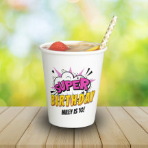 スーパーヒーロー漫画ブックガールズ誕生日