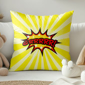 スーパーヒーロー漫画ブックグラートゥーン クッション