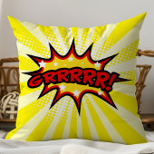 スーパーヒーロー漫画ブックグラートゥーン クッション