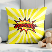 スーパーヒーロー漫画ブックグラートゥーン クッション
