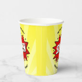 スーパーヒーロー漫画ブックニーエイジ誕生日 紙コップ (右)