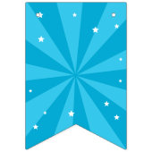 スーパーヒーロー漫画ブックボーイ誕生日ブルーレッドイエロー バンティングフラッグ (第1の旗)