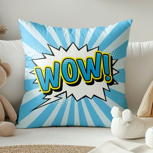 スーパーヒーロー漫画ブックワウ漫画 クッション