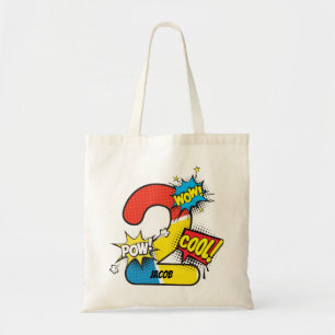 スーパーヒーロー漫画ブック2歳の誕生日 トートバッグ