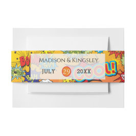 スーパーヒーロー漫画結婚ブック 招待状ベリーバンド