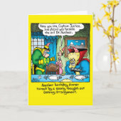 スーパーヒーロー漫画誕生日カード カード (黄色い花)