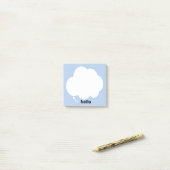 スーパーヒーロー漫画音声バブルで色を編集できる ポストイット (デスク上)