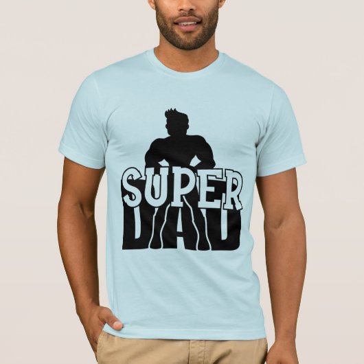 スーパーヒーロー父の日のTシャツ Tシャツ (正面)