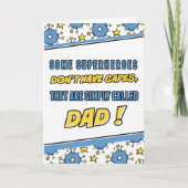 スーパーヒーロー父の日カード サンキューカード (正面)
