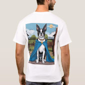 スーパーヒーロー犬の冒険 Tシャツ (裏面)