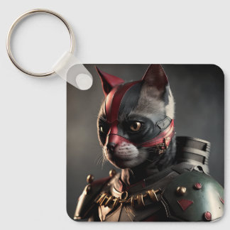 スーパーヒーロー猫 キーホルダー