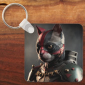 スーパーヒーロー猫 キーホルダー (正面)