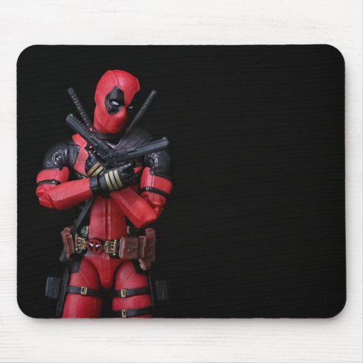 スーパーヒーロー玩具撮影デザイン マウスパッド (正面)