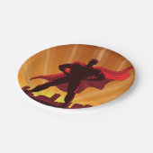 スーパーヒーロー紙プレート ペーパープレート (アングル)