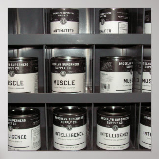 スーパーヒーロー補給品 ポスター