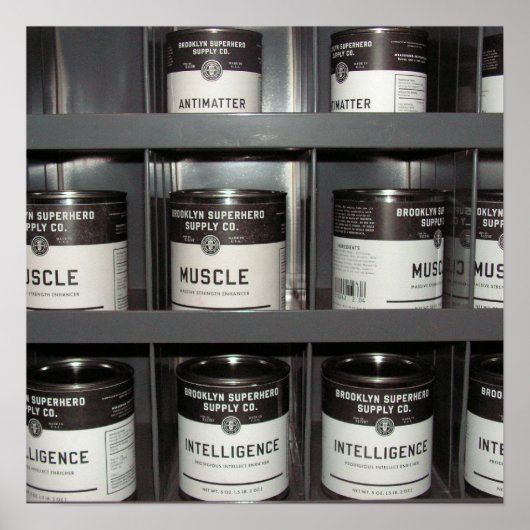 スーパーヒーロー補給品 ポスター (正面)