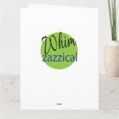 スーパーヒーロー誕生日ガールファンタスティックセンセーショナル カード (裏面)