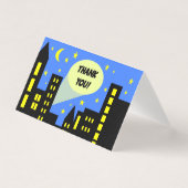 スーパーヒーロー誕生日サンキューカード (正面)