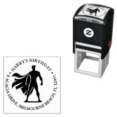 スーパーヒーロー誕生日バッシュ セルフインキングスタンプ (インサイチュ)