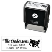 スーパーヒーロー誕生日パーティーの招待 セルフインキングスタンプ (インサイチュ)